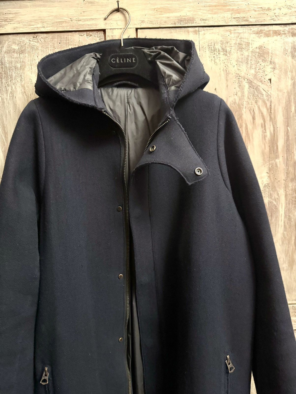 Acne Studios acne studios heavy navy wool coat 48 Size US M / EU 48-50 / 2 - 15 Thumbnail
