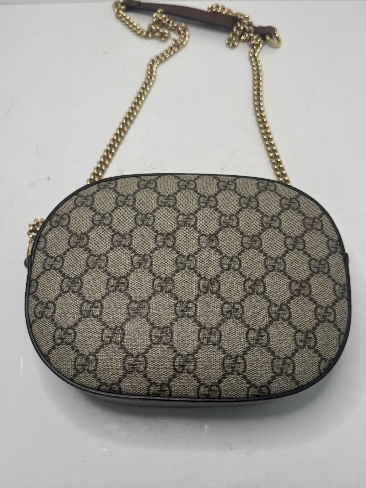 Gucci GUCCI Chain Shoulder bag GG Supreme Canvas, Brown Preowned Size ONE SIZE - 1 Thumbnail