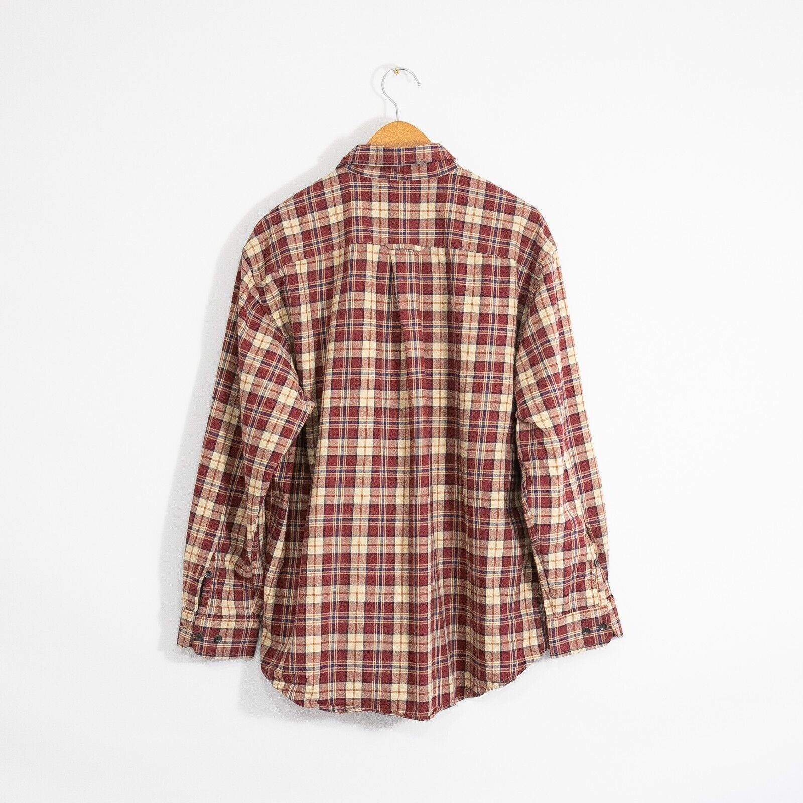 Orvis Orvis Wool Blend Button Up Shirt XL - Long Sleeve Plaid Red Size US XL / EU 56 / 4 - 5 Thumbnail