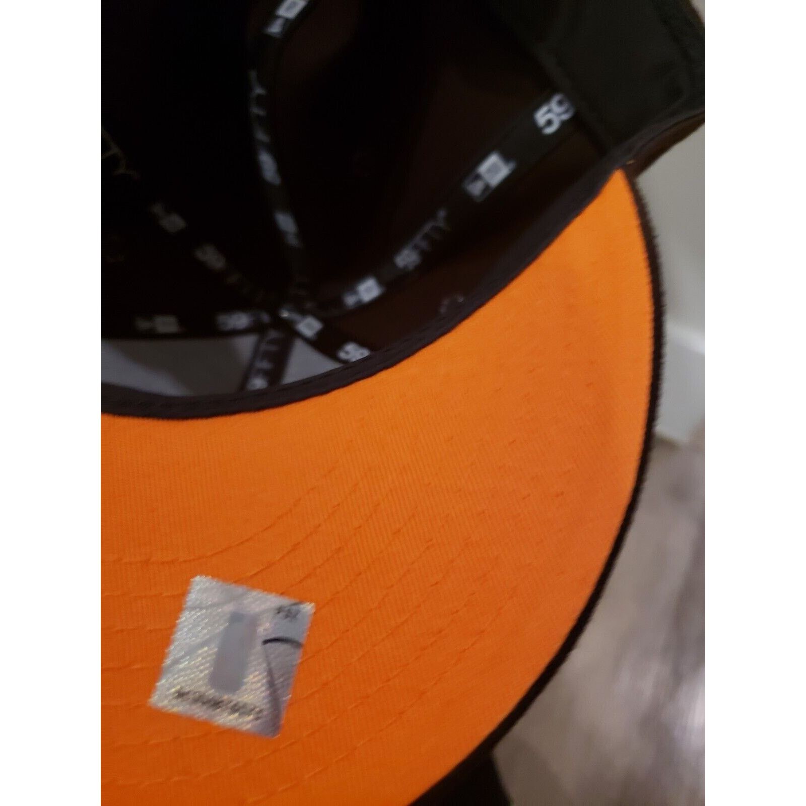 New Era Toronto Raptors Hat Cap 59Fifty Size 7 3/8 Brown New Era Size ONE SIZE - 6 Thumbnail