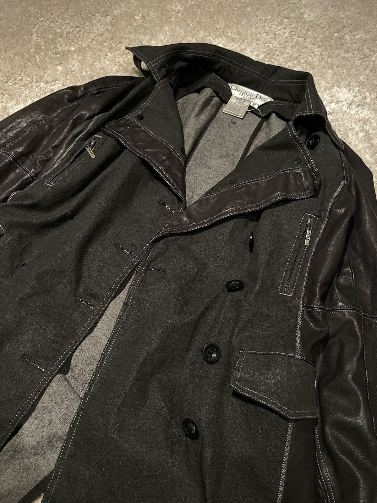 Christian Dior Monsieur 🔥 Christian Dior Boutique Lambskin Coat Size US M / EU 48-50 / 2 - 3 Thumbnail