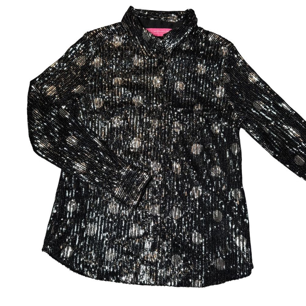 Isaac Mizrahi NWT New Isaac Mizrahi Live! Always Isaac Printed Sequin Blo Size XS / US 0-2 / IT 36-38 - 2 Thumbnail