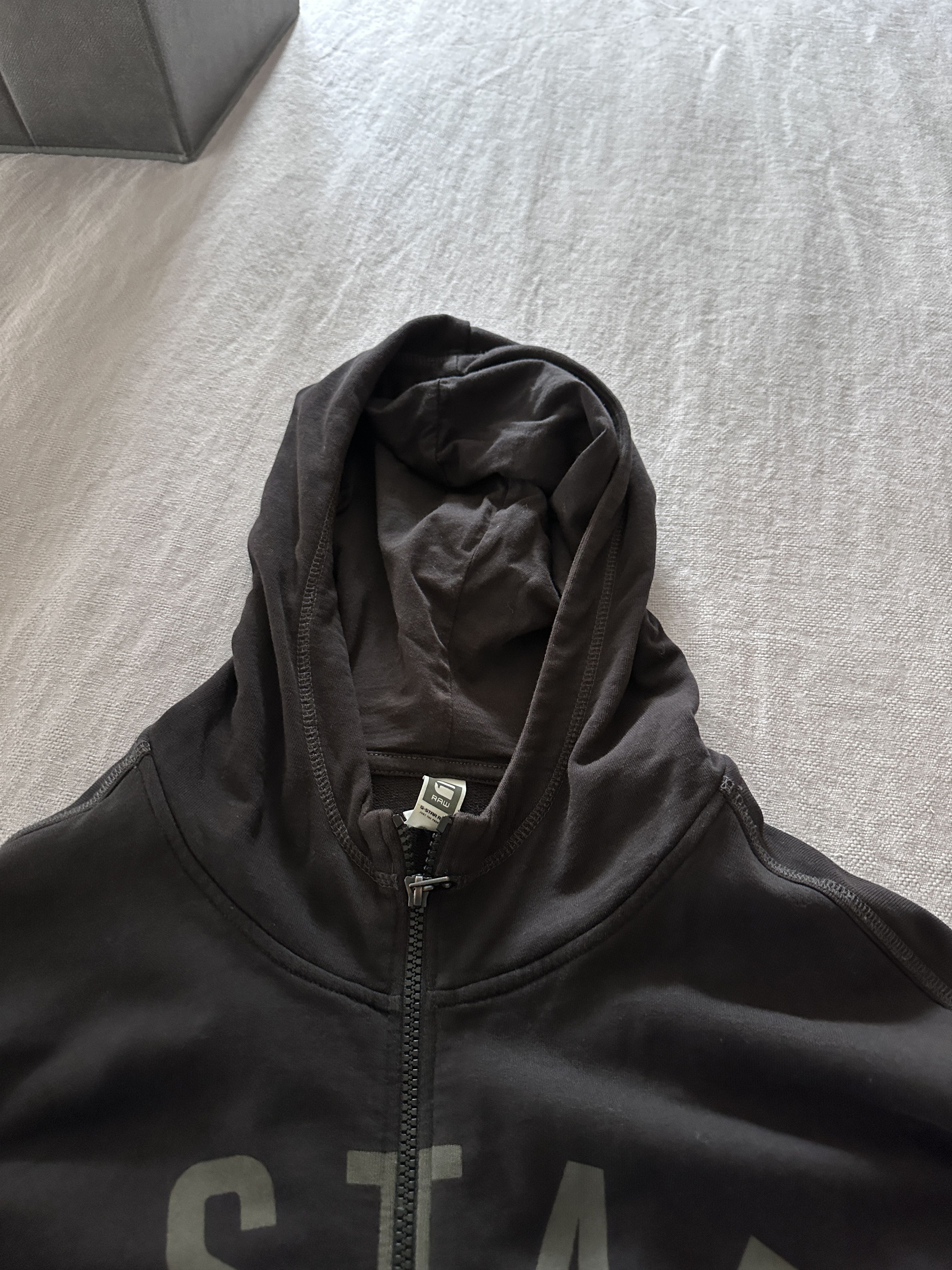 G-Star G-Star RAW Men's Black Hoodie Zip-Up Jacket Size XL Size US XL / EU 56 / 4 - 5 Thumbnail