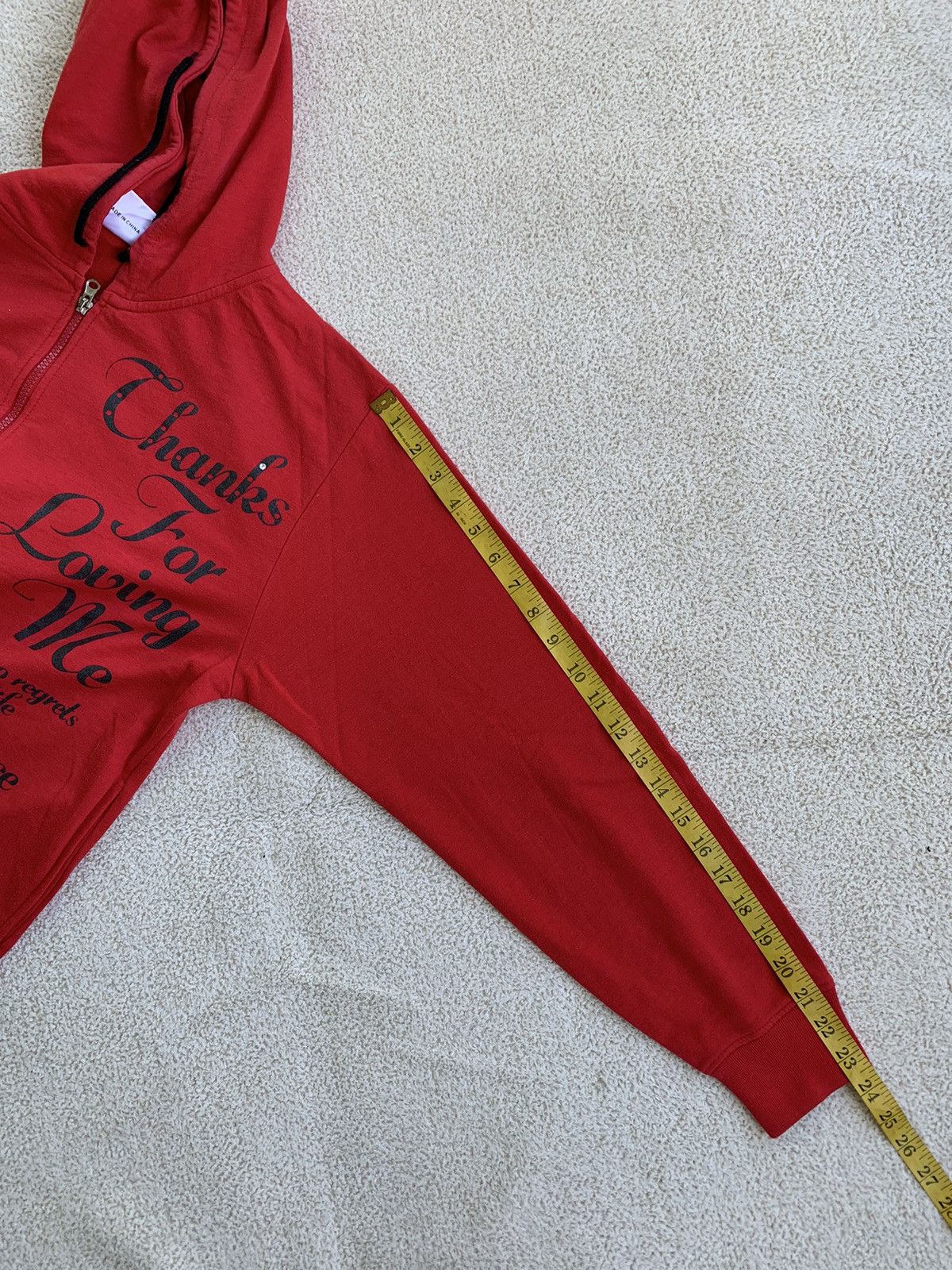 Japanese Brand × One Piece One Piece Thanks ForLoving Me Zip Hoodie Size US L / EU 52-54 / 3 - 15 Thumbnail
