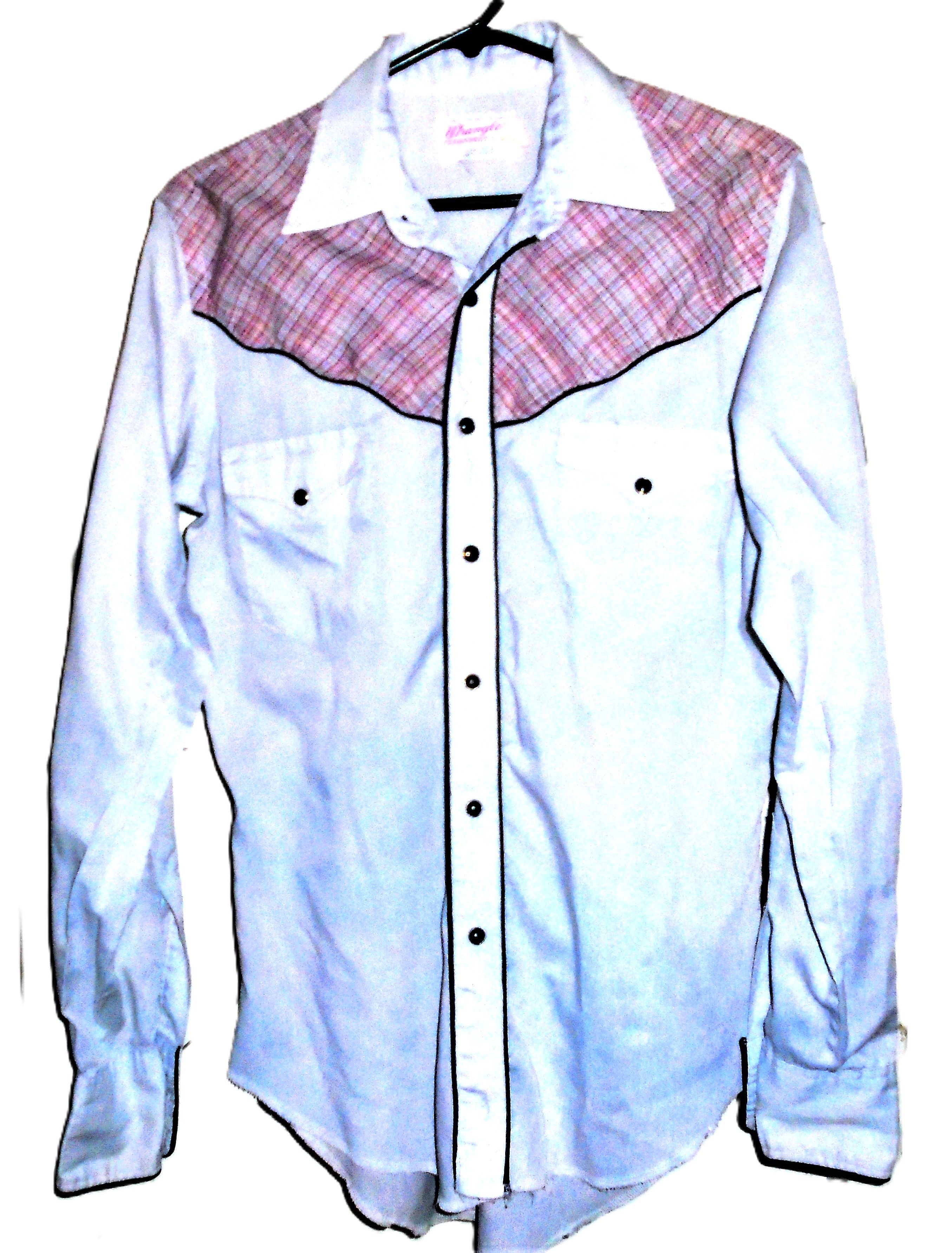 Wrangler Vintage Wrangler Light Blue Cowboy Shirt M Size US M / EU 48-50 / 2 - 1 Thumbnail