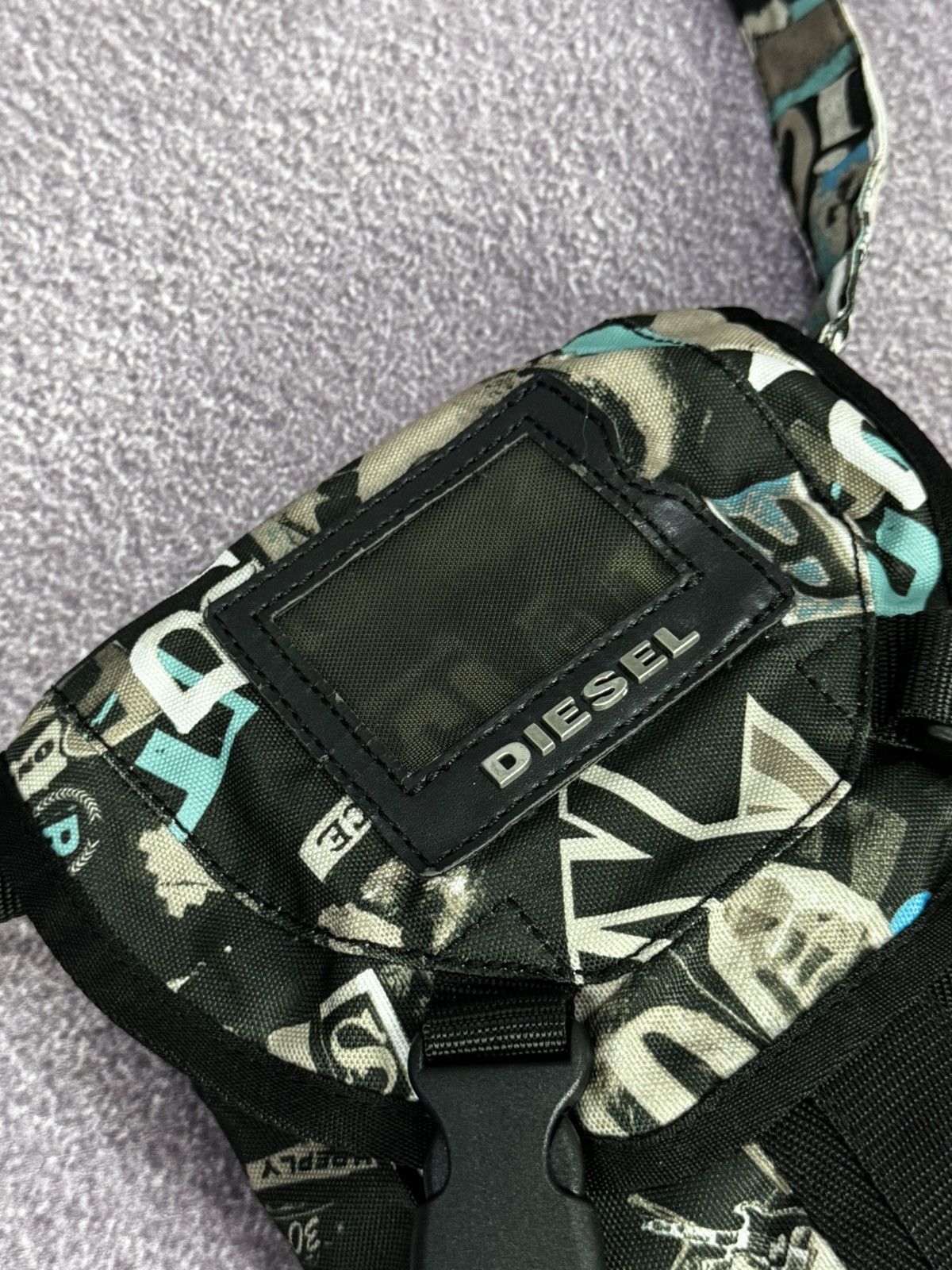 Diesel Y2K Diesel Spray Logo Coloured Vintage Shoulder Bag Size ONE SIZE - 5 Thumbnail