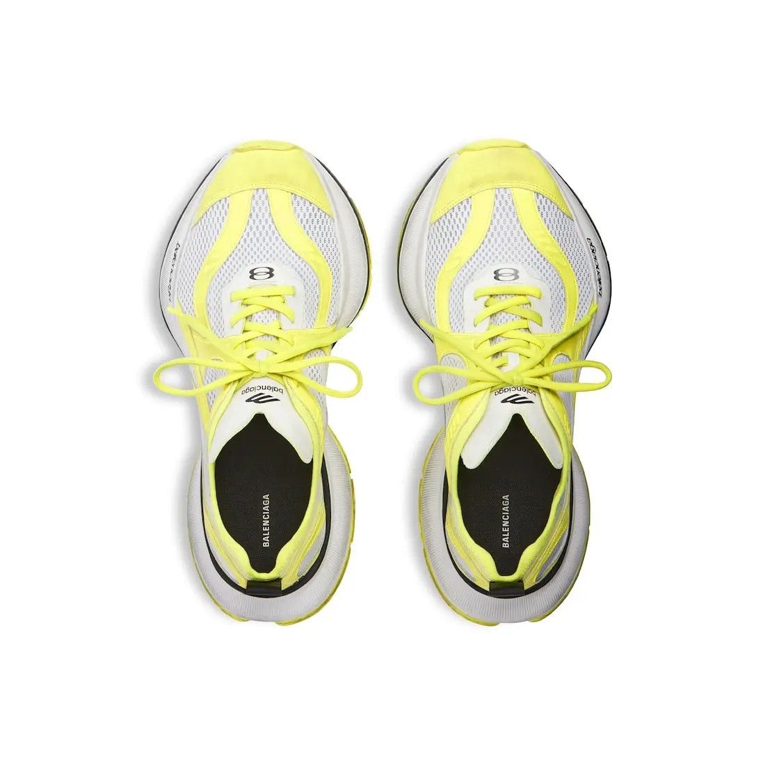 Balenciaga o1w1db11225 Circuit Sneakers in Yellow/White Size US 8 / EU 41 - 5 Thumbnail