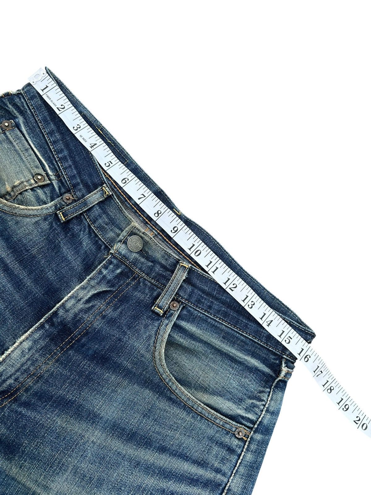 Kapital Thrashed Vintage Levis Big E Selvedge Denim Jeans Size US 32 / EU 48 - 19 Thumbnail
