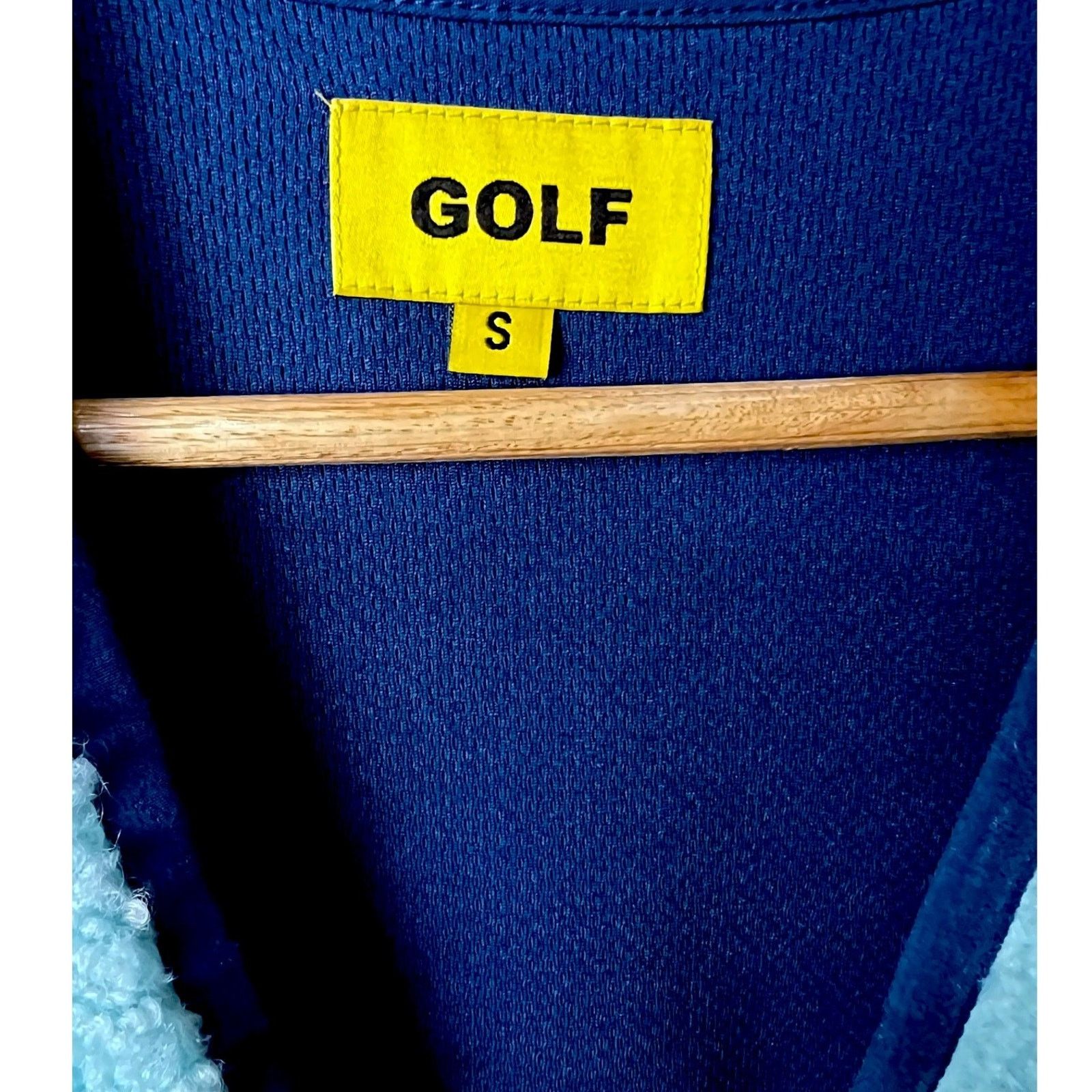 Golf Wang Golf Wang Blue & White Sherpa Utility Vest S $130 Retail Size US S / EU 44-46 / 1 - 5 Thumbnail