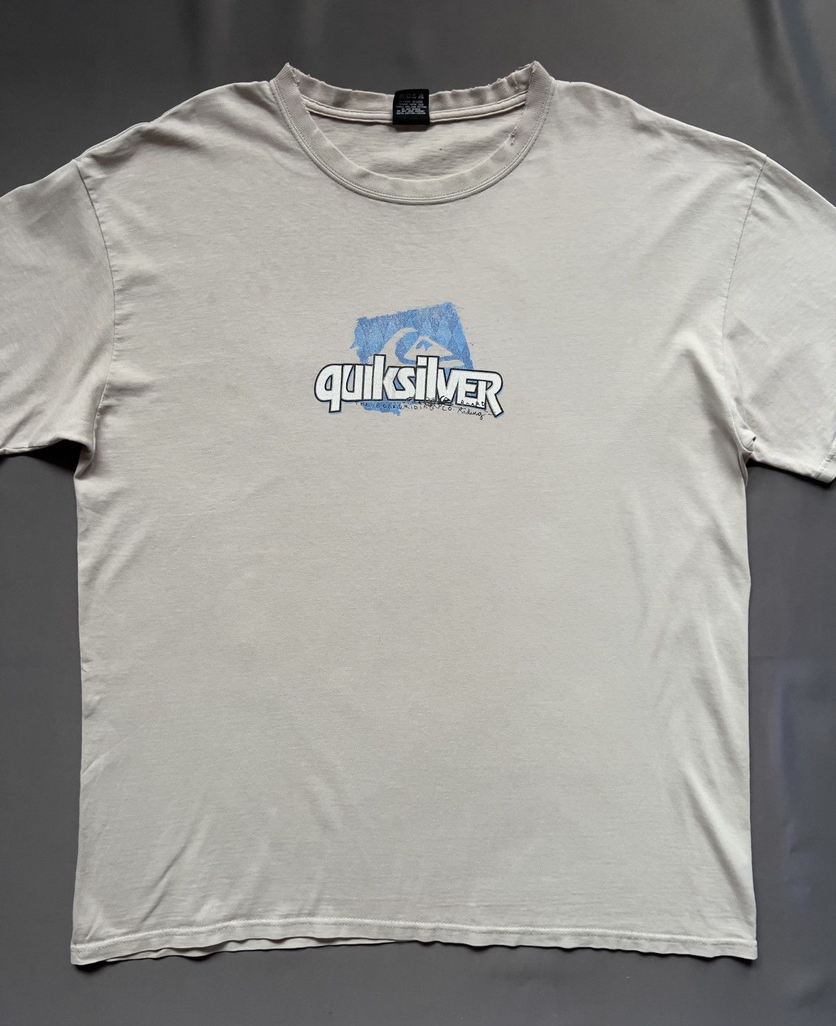 Quicksilver 90S Quiksilver Big Logo Vintage Y2K Oversized Retro T-Shirt Size US XL / EU 56 / 4 - 3 Thumbnail