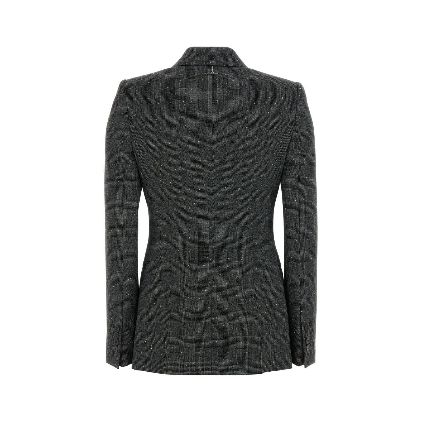 Alexander McQueen ALEXANDER MCQUEEN Embroidered Gray Blazer Jacket New & Authe Size M / US 6-8 / IT 42-44 - 2 Thumbnail