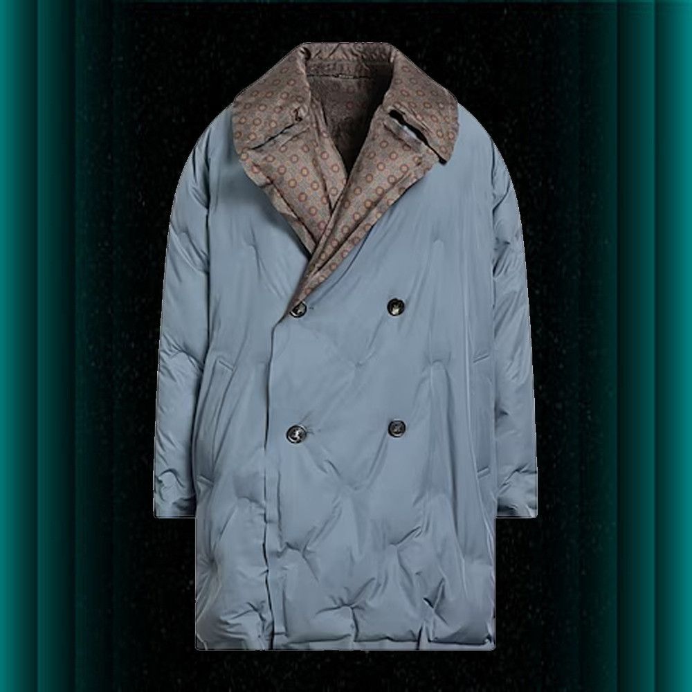 image of Maison Margiela O1Y0224 Shell Jackets In Slate Blue, Men's (Size Small)