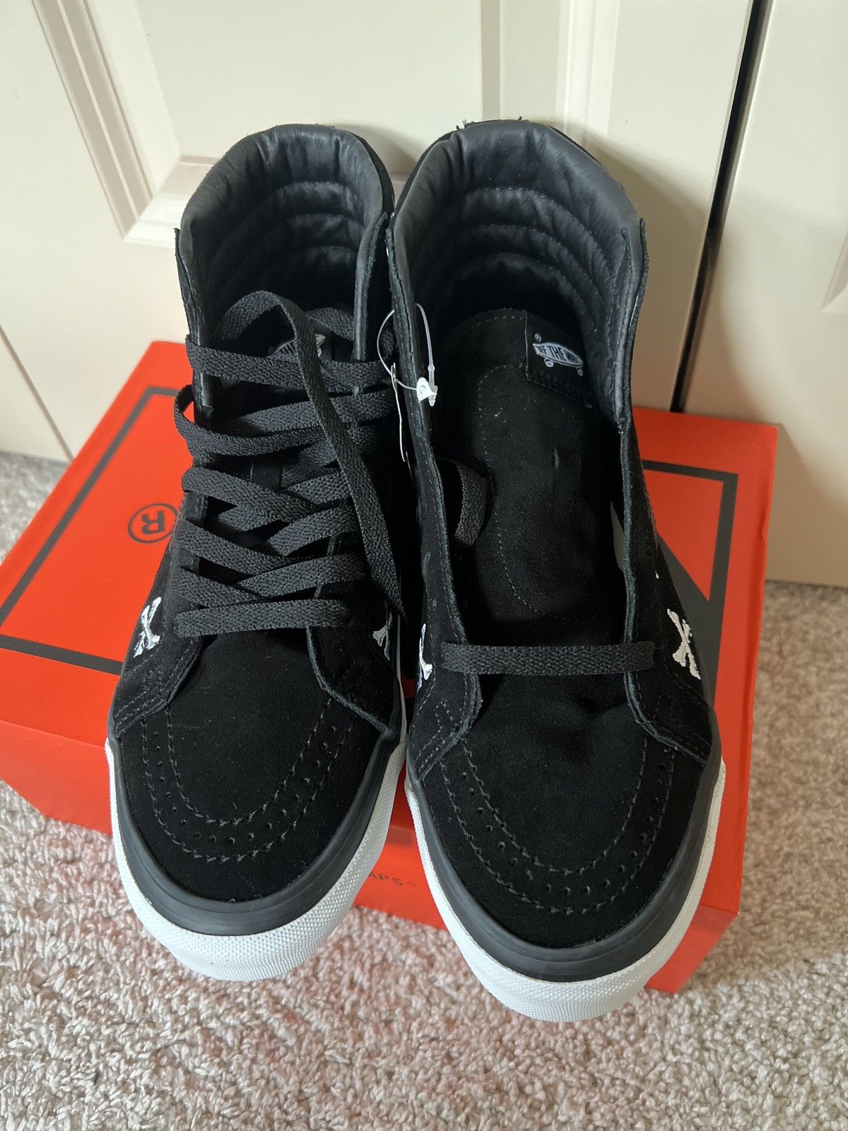 Vans × Wtaps Vans x WTAPS Black Bones OG Sk8-Hi Size US 8 / EU 41 - 4 Thumbnail
