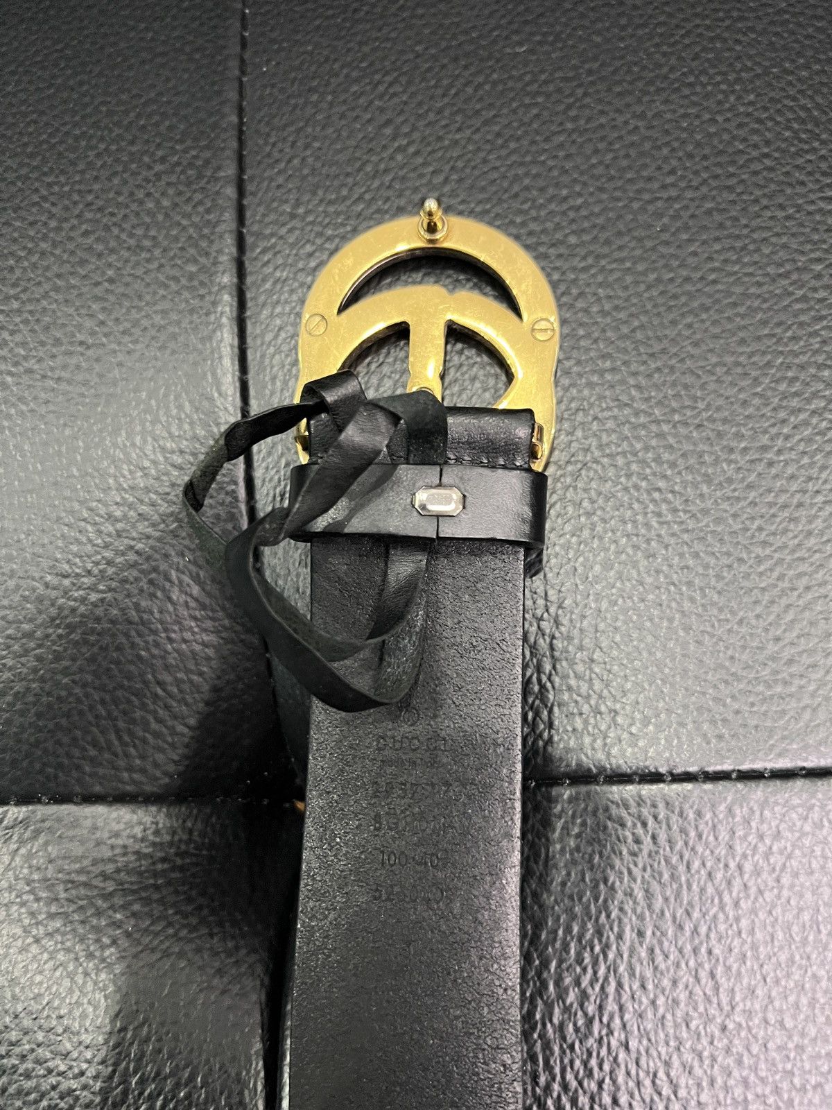 Gucci Gucci Double G Leather Belt Size ONE SIZE - 8 Thumbnail