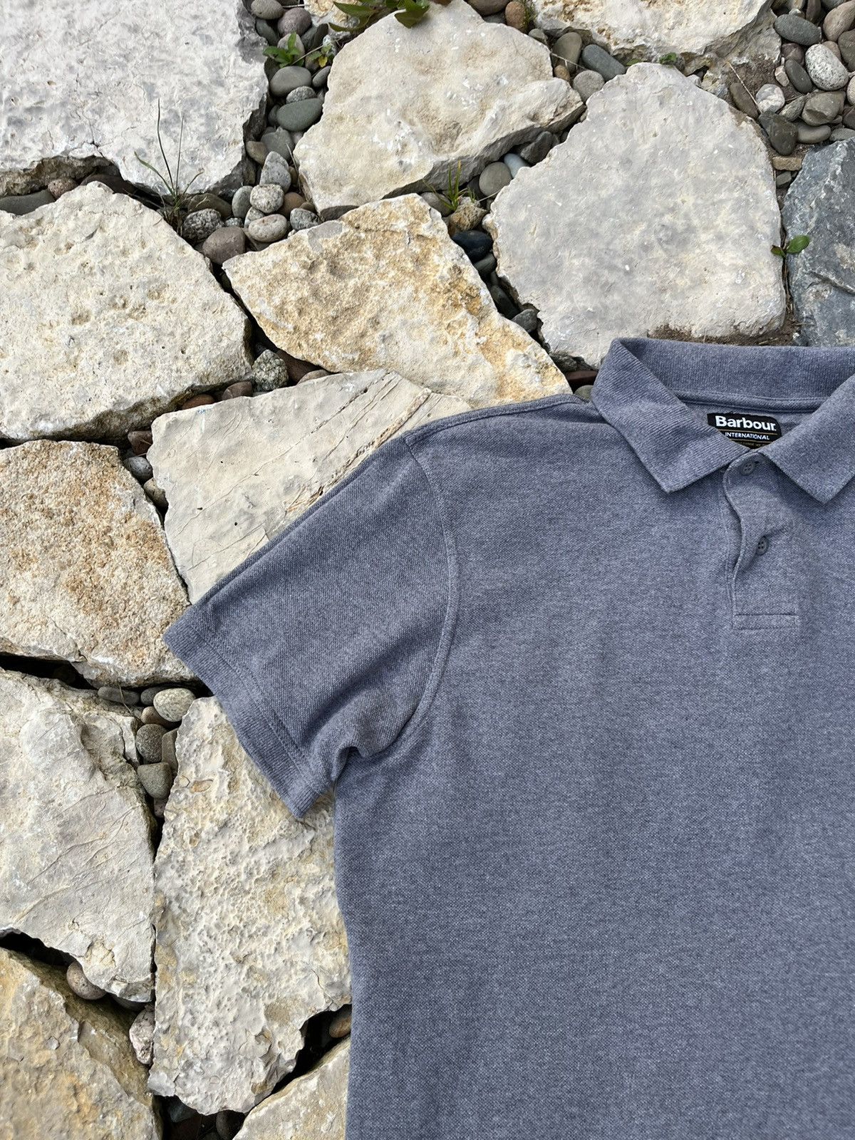 Barbour × Designer Barbour international polo t-shirt tee chest small logo Size US L / EU 52-54 / 3 - 4 Thumbnail