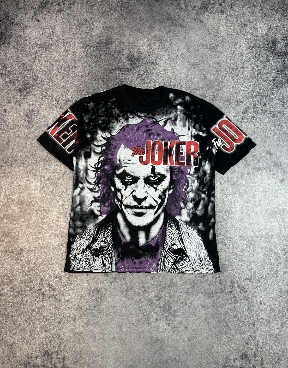 Other Vintage Joker Full Print T-shirt Art Movie Streetwear Rare L Size US L / EU 52-54 / 3 - 1 Thumbnail