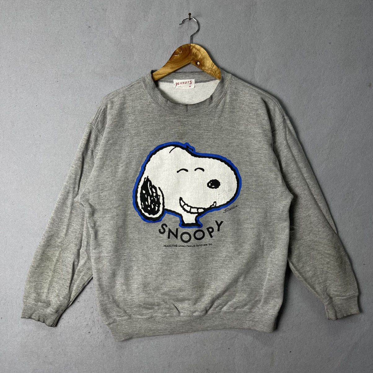 Peanuts Vintage Peanuts Snoopy Big Graphic Crewneck Sweatshirt Size US M / EU 48-50 / 2 - 1 Thumbnail