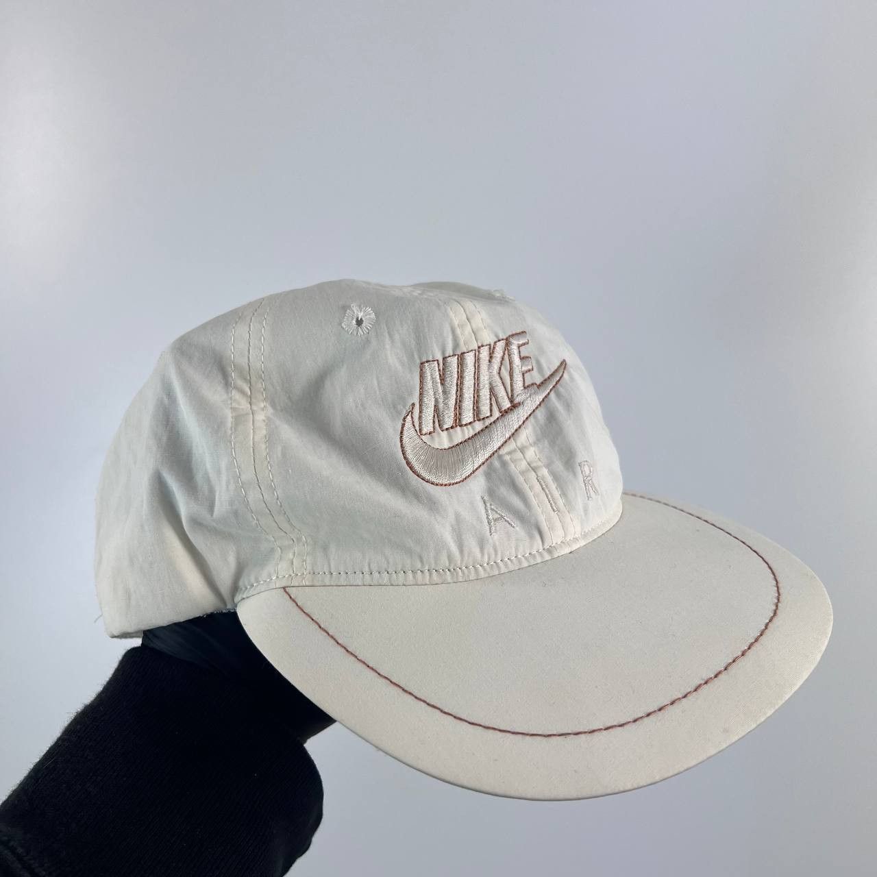 Nike Nike Air Vintage 90s White Embroidered Logo Hat One Size Size ONE SIZE - 6 Thumbnail