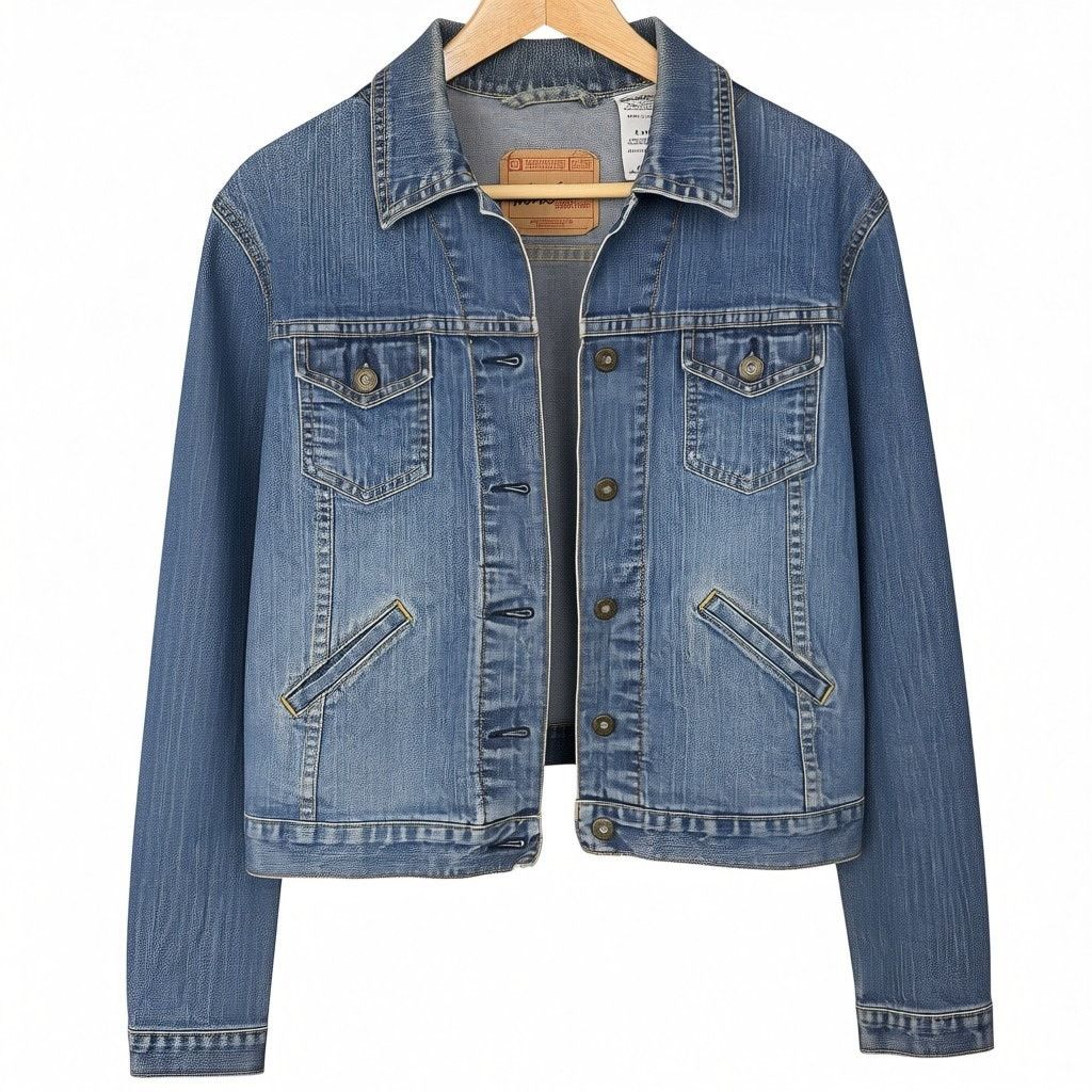 Levi's Levi Strauss Women's Small 4/6 Light Denim Jean Trucker Size S / US 4 / IT 40 - 1 Thumbnail