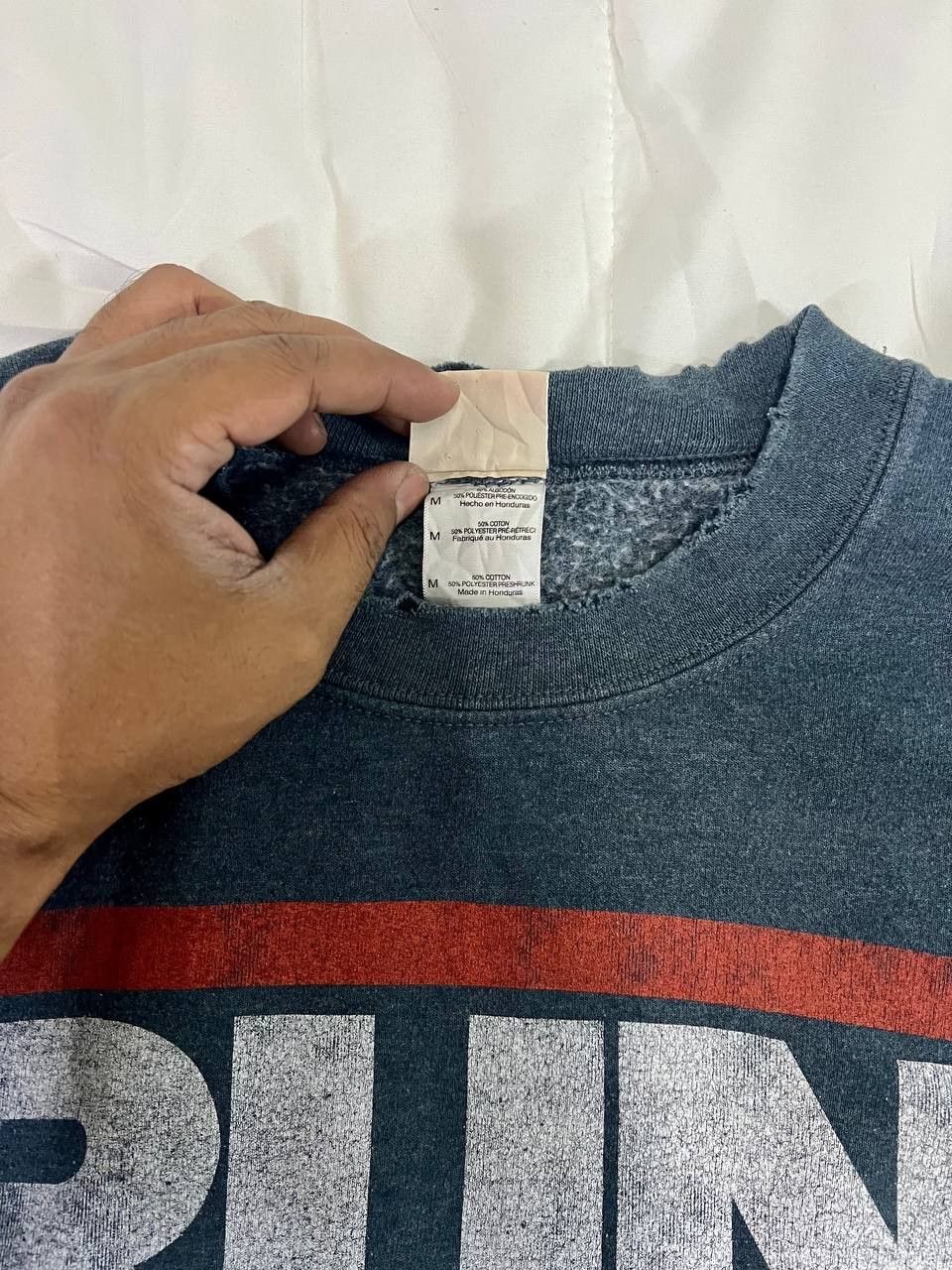 RUN DMC × Vintage VINTAGE Y2K THRASHED RUN DMC BIG LOGO SWEATSHIRT Size US M / EU 48-50 / 2 - 8 Thumbnail