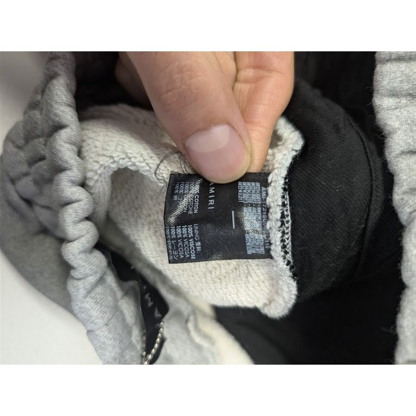 Amiri o1rshd1 Aged Puff Logo Sweatpants in Grey Size US 32 / EU 48 - 18 Thumbnail
