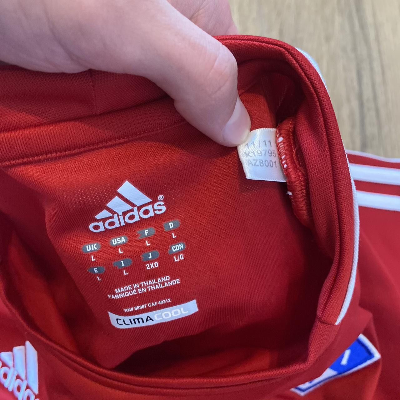 Adidas 2011-12 FV Illertissen *1 Rosch Match Worn Formotion Adidas Size US L / EU 52-54 / 3 - 5 Thumbnail