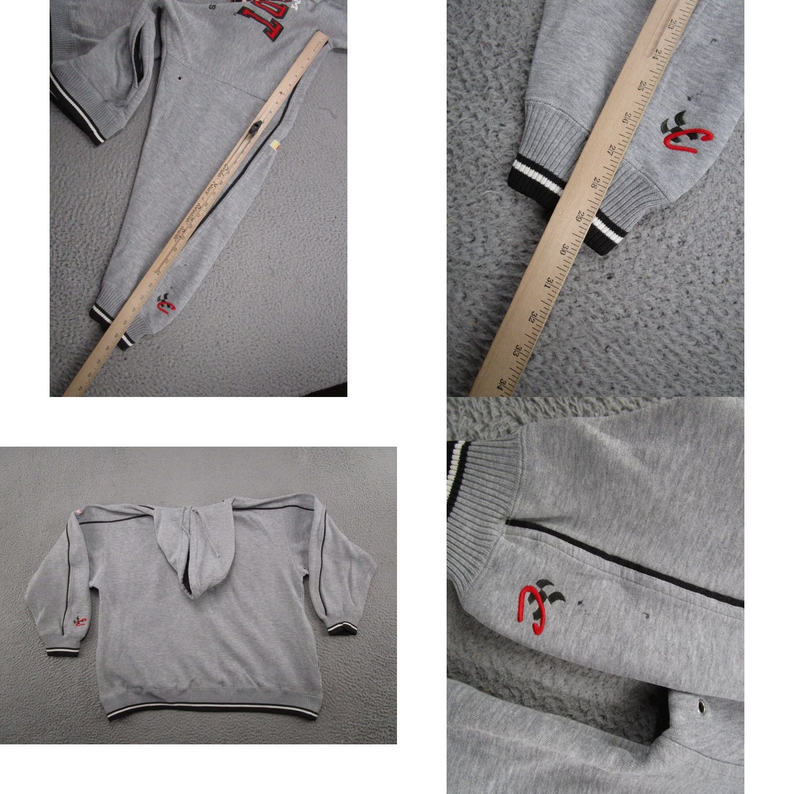 Vintage VINTAGE Y2K Dale Earnhardt Chase Authentics Embroidered Hoodie Size L Gray Read Mens Size US L / EU 52-54 / 3 - 8 Thumbnail