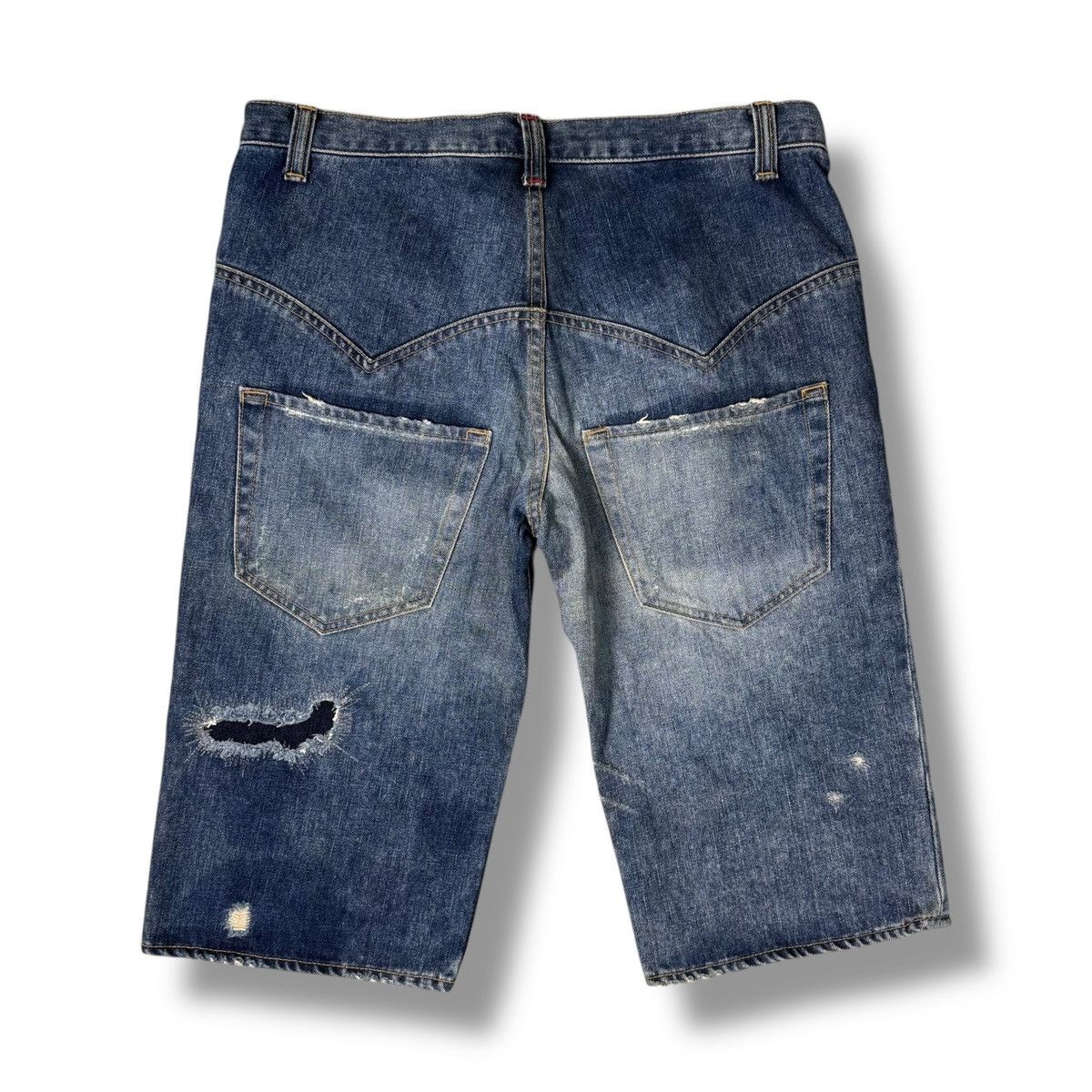 Issey Miyake Sunao Kuwahara Issey Miyake Multi Pocket Denim Short Size US 32 / EU 48 - 10 Thumbnail