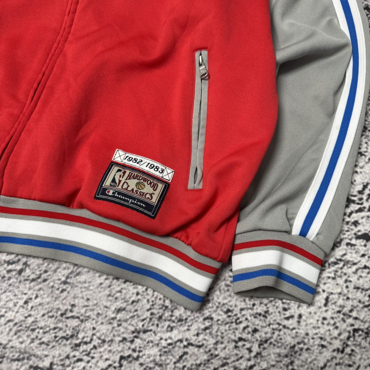Champion Very rare vintage jacket 76ers champion 1982/1983 Erving Size US L / EU 52-54 / 3 - 5 Thumbnail