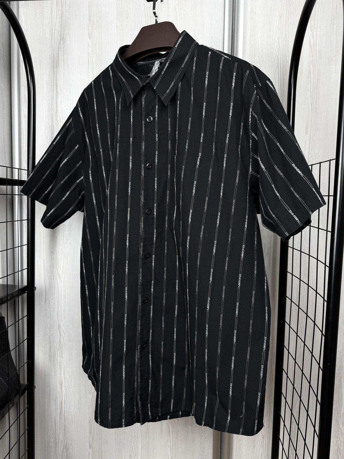 Oakley Oakley vintage monogram striped short sleeve rare shirt Size US XXL / EU 58 / 5 - 8 Thumbnail