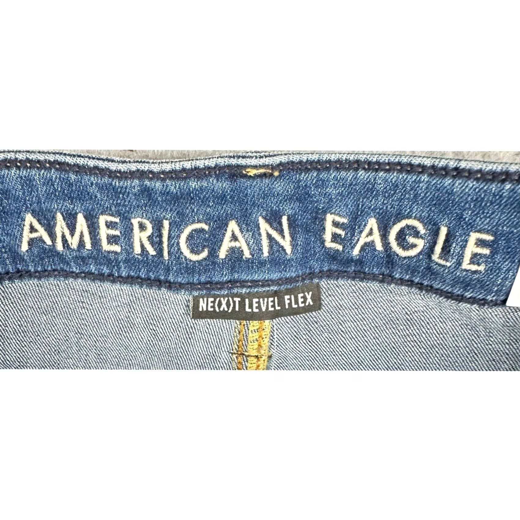 American Eagle Outfitters VINTAGE? No — American Eagle Jeans Mens 29X32 Blue Original Straight Next Level Flex Denim Shirt Size US 29 - 5 Thumbnail