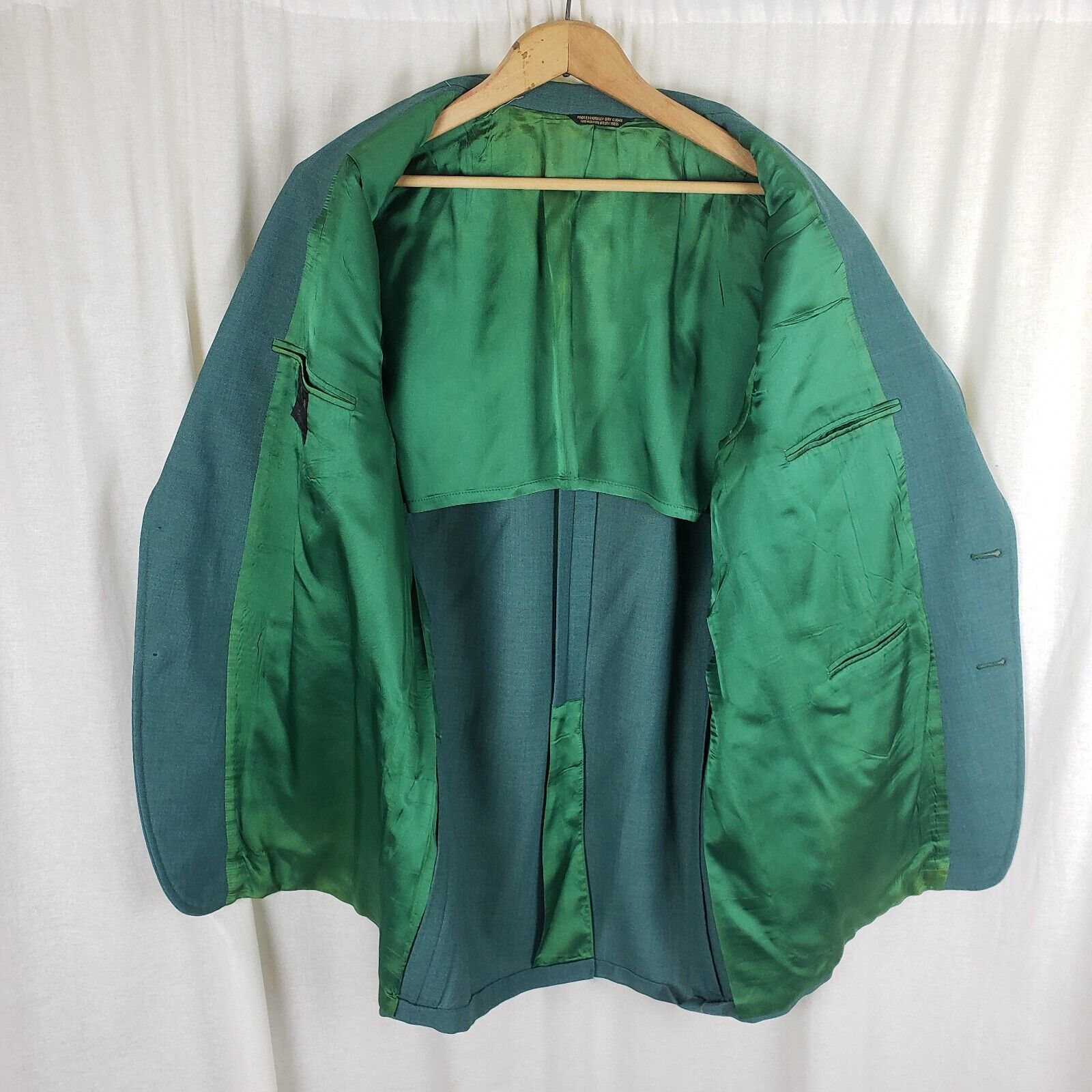 Vintage Vtg Palm Beach Woven Sport Coat Blazer Jacket 44 Mid Century Size 44R - 5 Thumbnail