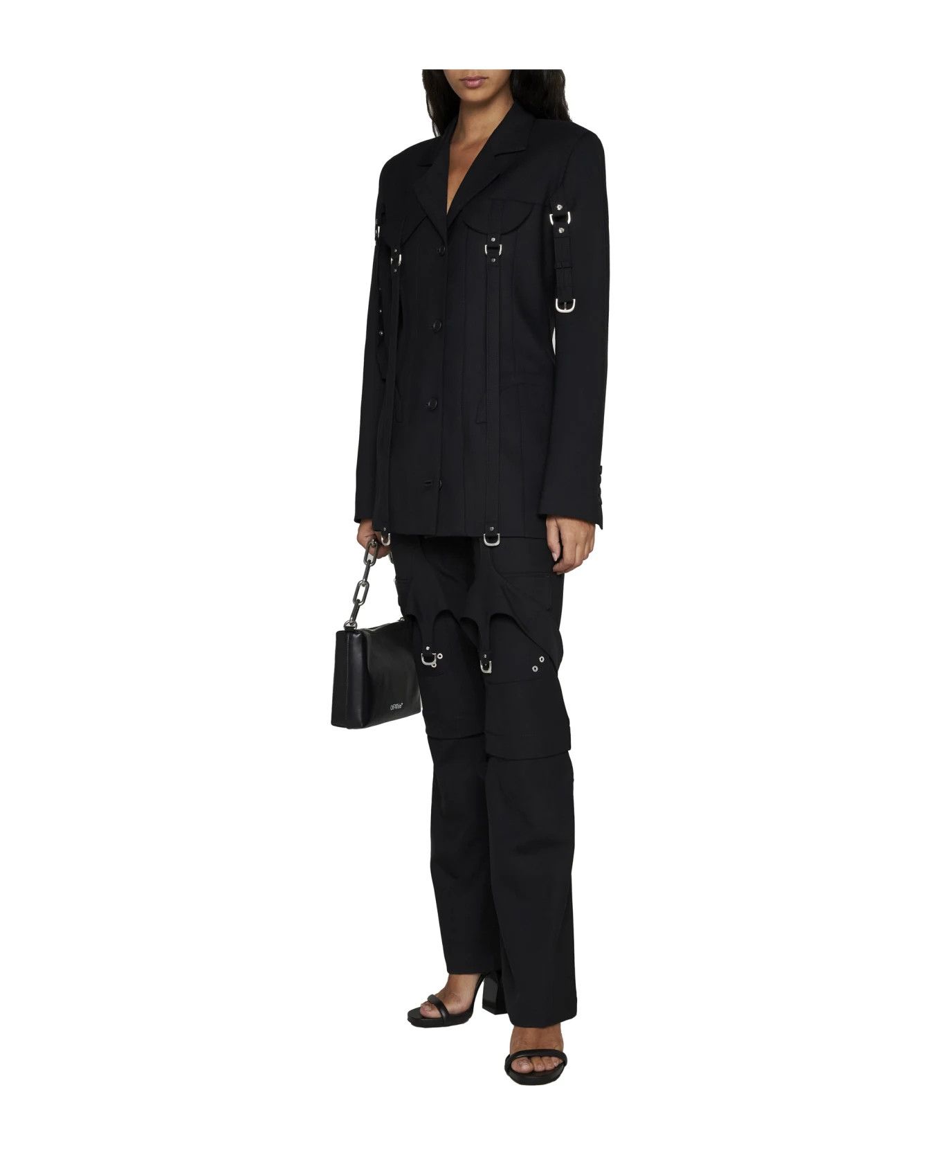 Off-White o1y1225 Cargo Pant in Black Size 32" / US 10 / IT 46 - 5 Thumbnail