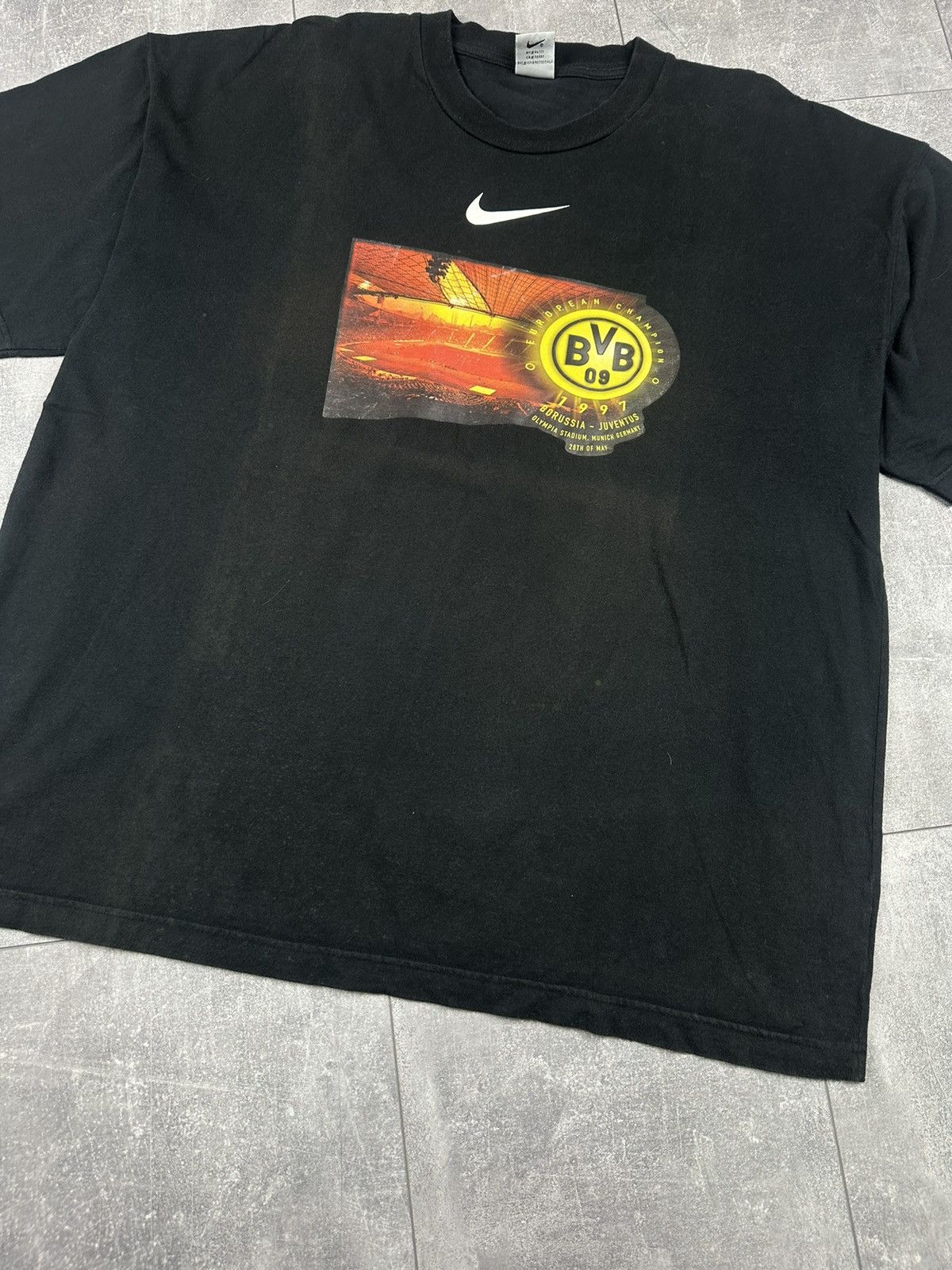 Nike Nike 1997 Borussia Dortmund European Champions T-Shit Size US XXL / EU 58 / 5 - 3 Thumbnail