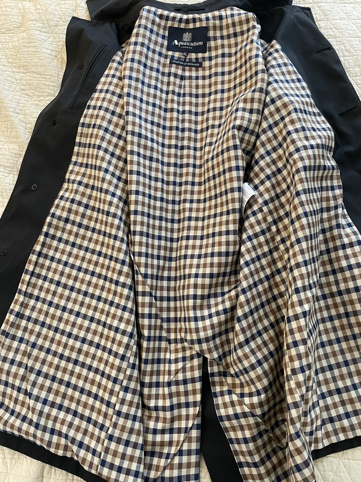 Aquascutum Classic Overcoat Size US L / EU 52-54 / 3 - 3 Thumbnail