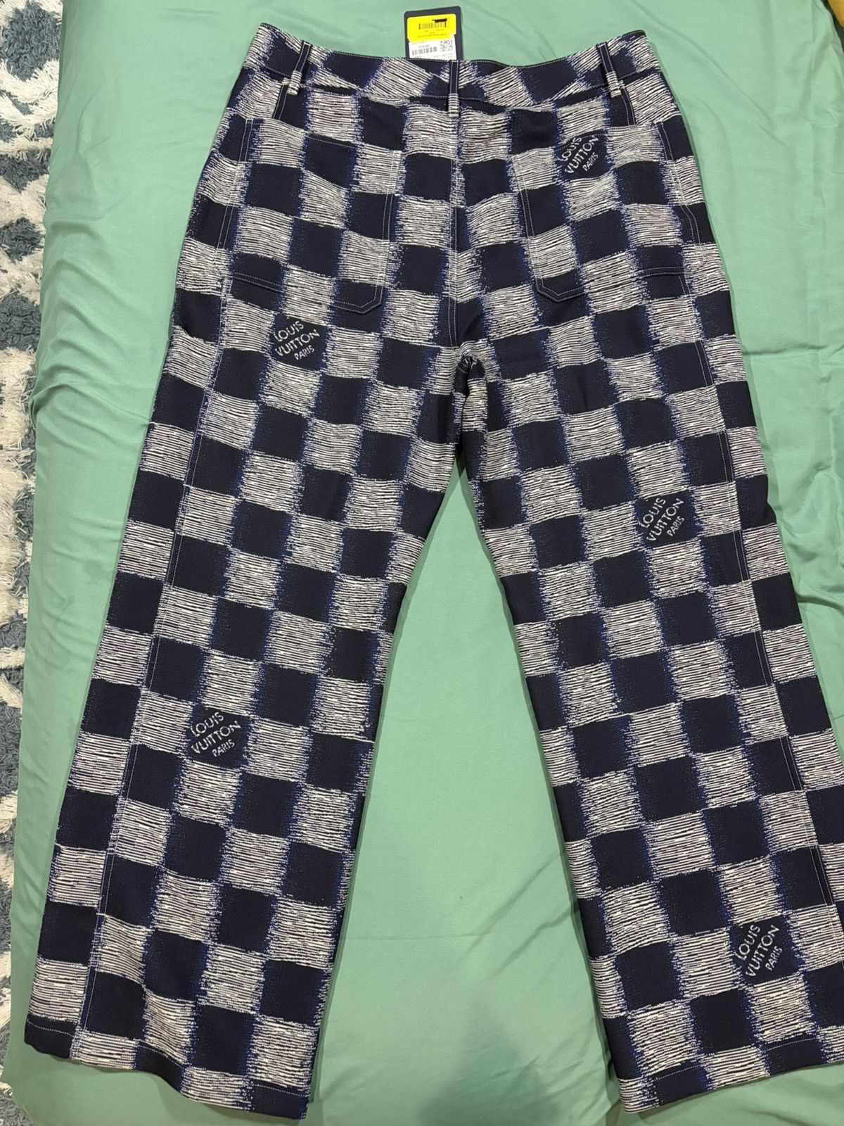 Louis Vuitton AUTHENTIC Damier Rush Workwear Wool Pants sz.56 Size US 40 / EU 56 - 1 Thumbnail