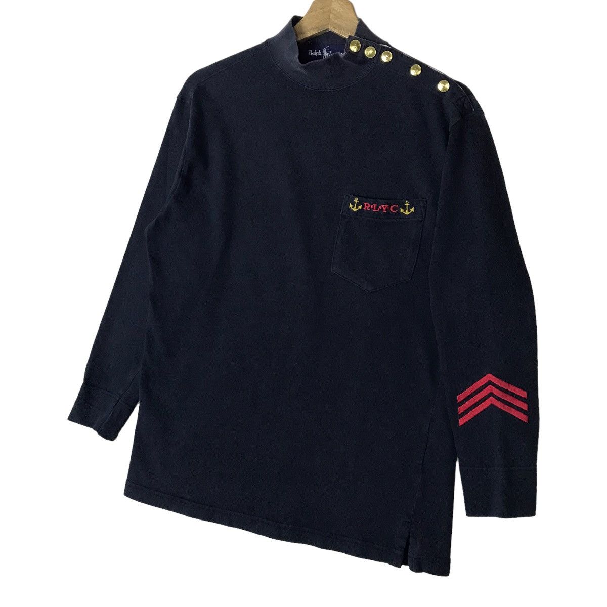 Vintage Ralph Lauren Turtle Neck Sailing Gear Long Sleeve