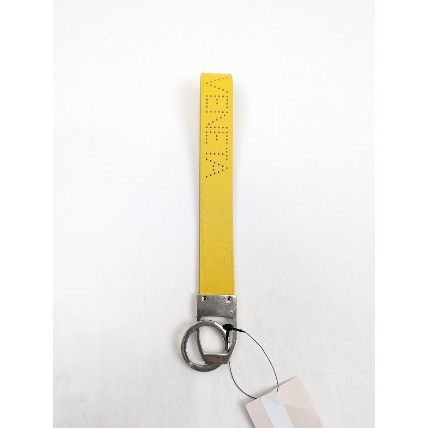 Bottega Veneta o1rshd1 Size: OS/ Nappa Logo/Ottone Keyring in Yellow/Silver Size ONE SIZE - 5 Thumbnail