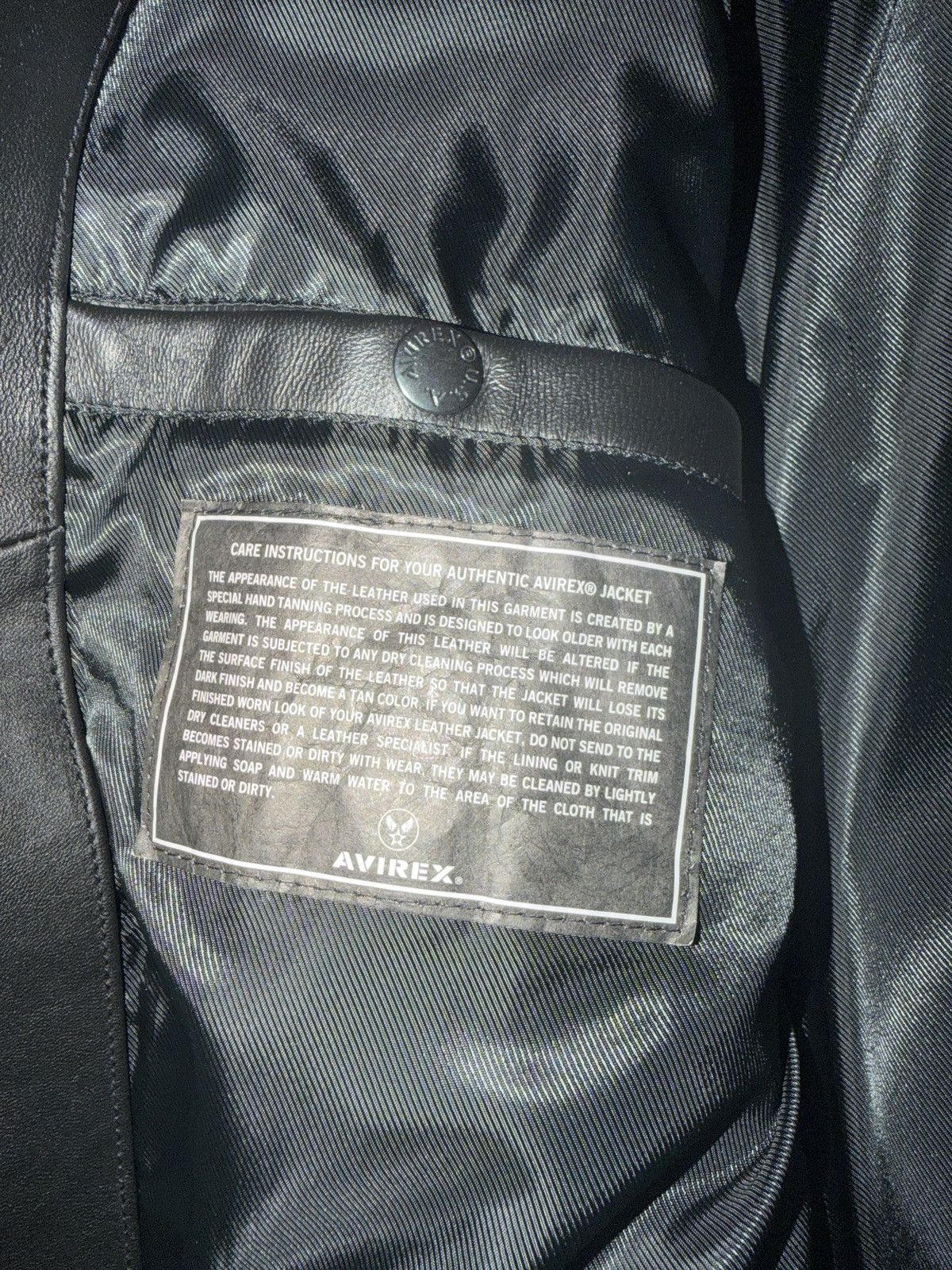 Avirex Avirex black leather jacket Size US S / EU 44-46 / 1 - 14 Thumbnail