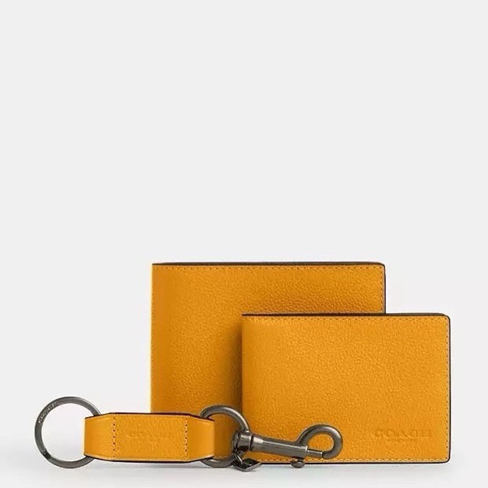 Coach NWT Coach Boxed Wallet Set With Key Fob CS433 Buttercup Size ONE SIZE - 6 Thumbnail
