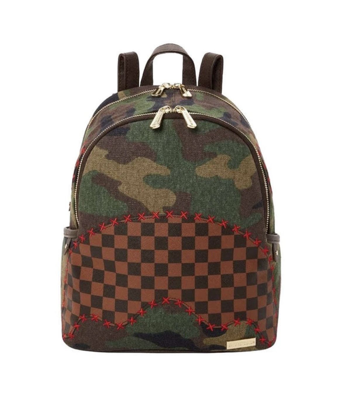 Sprayground Small sprayground shark shape camo check bag Size ONE SIZE - 1 Thumbnail