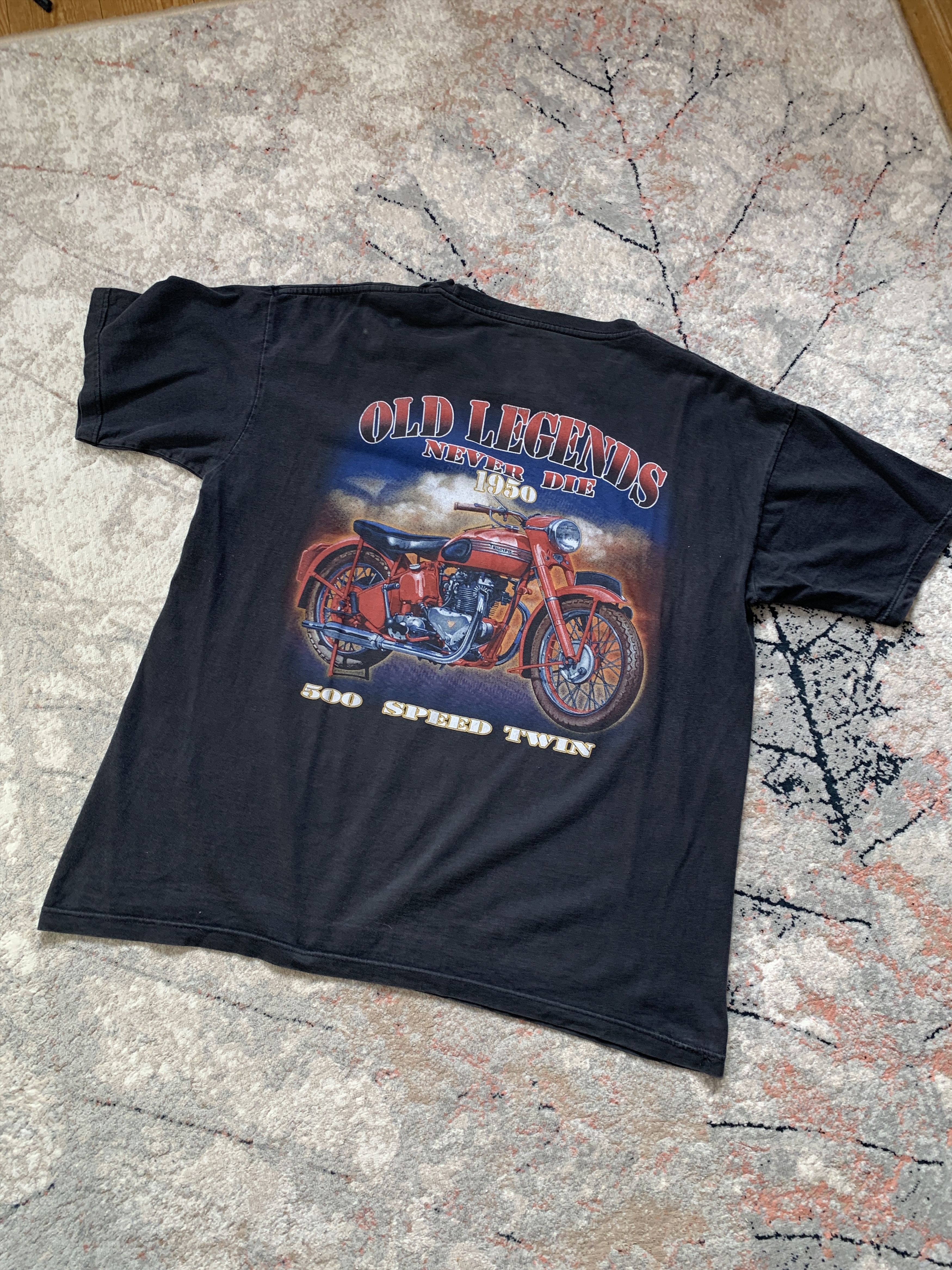 Band Tees × Vintage Mr. BIG Old Legends Never Die 500 Speed Twin Tee Size US XL / EU 56 / 4 - 5 Thumbnail