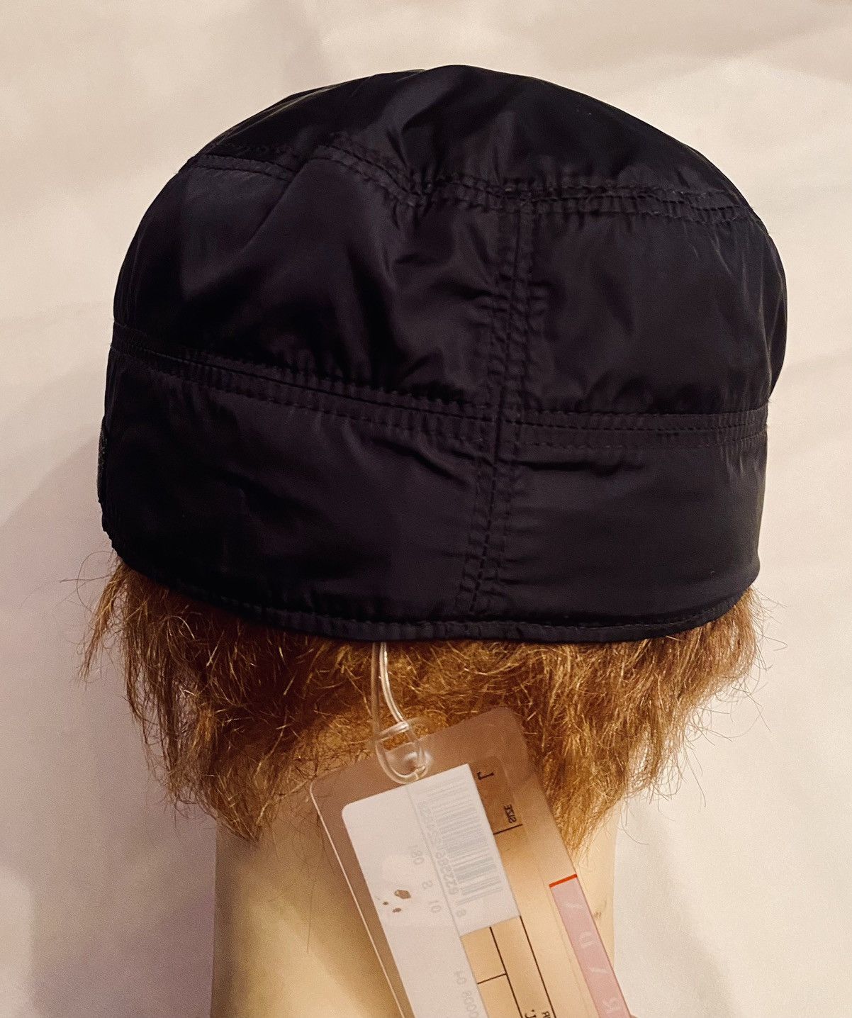 Prada Prada 🇮🇹 Blue Nylon Logo Techno Stripe Cadet Cap Vintage NWT Size ONE SIZE - 14 Thumbnail