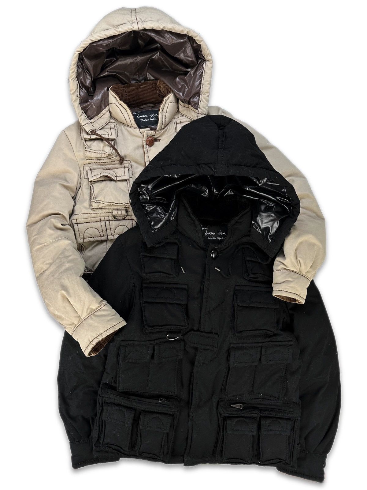 Number (N)ine AW08 Number (N)ine My Private Portland Black Cargo Jacket Size US L / EU 52-54 / 3 - 6 Thumbnail