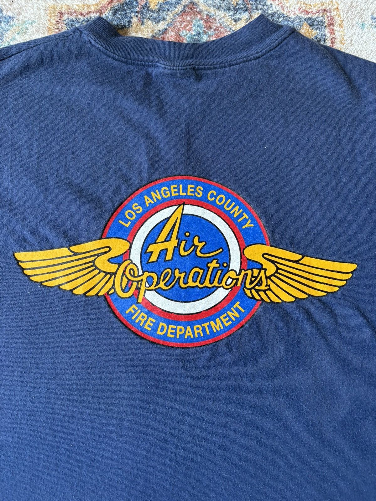 Vintage Vintage Los Angeles Fire Department T-shirt Size XL Size US XL / EU 56 / 4 - 5 Thumbnail