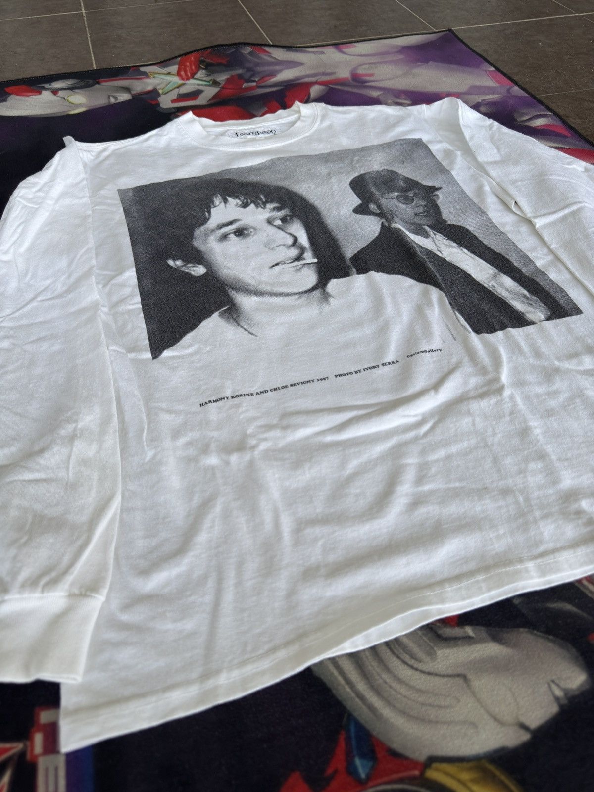 Japanese Brand Vintage 90’s harmony korine chloe sevigny photo art tee Size US L / EU 52-54 / 3 - 4 Thumbnail
