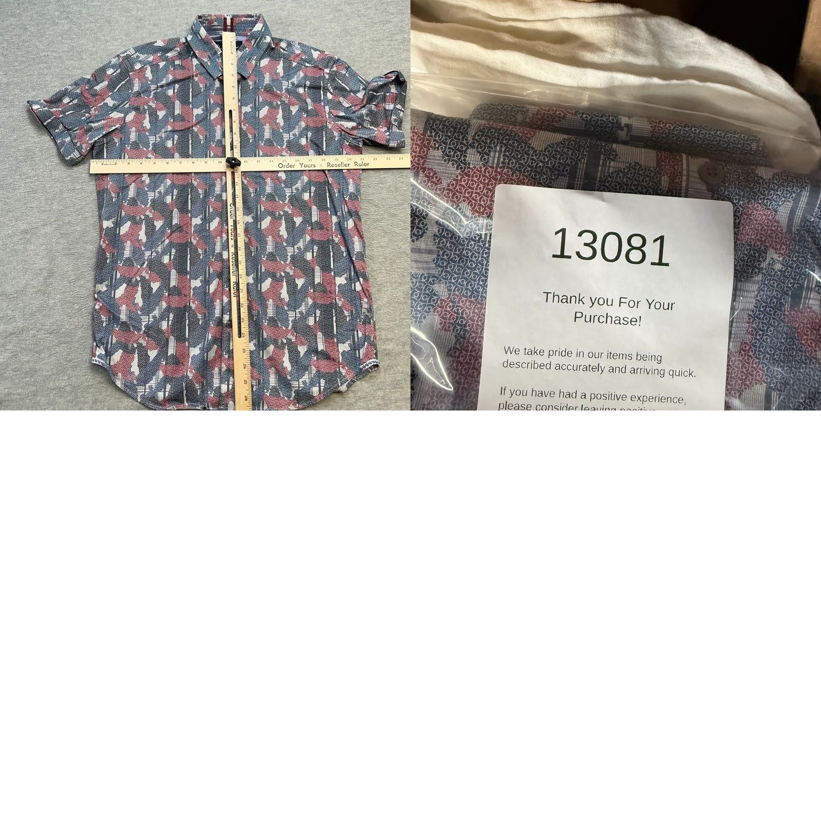 Robert Graham Robert Graham Shirt Men L Button-Up Geometric USA Tailored Modern Americana Camouflage Multicolor Cotton Spandex Size US L / EU 52-54 / 3 - 9 Thumbnail