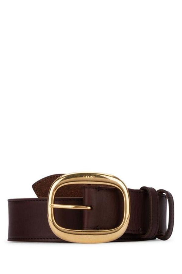 CÉLINE Leather Belt for store women Browm size 85