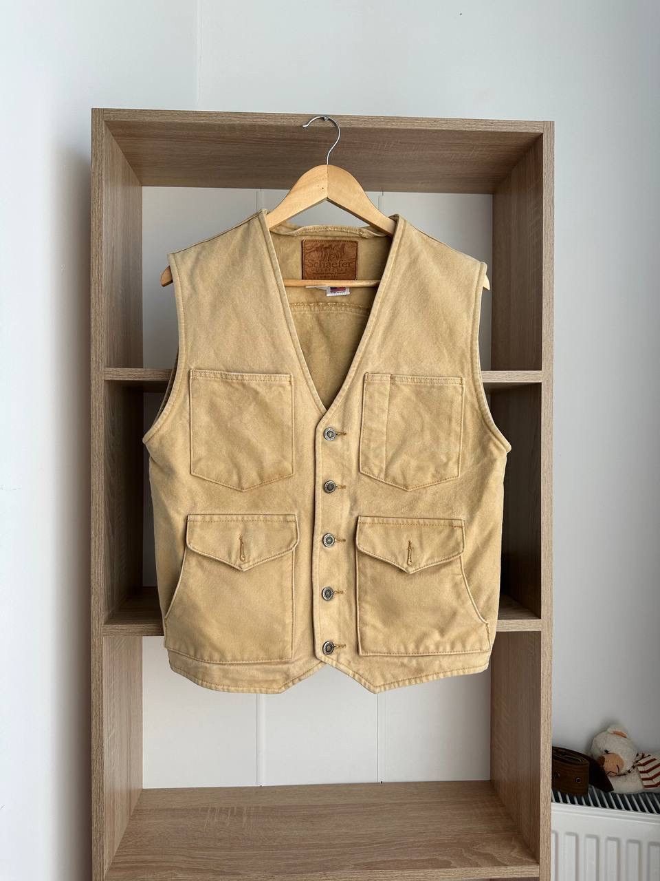 Vintage Vintage Schaefer Western Leather USA Beige Jacket Size US M / EU 48-50 / 2 - 5 Thumbnail