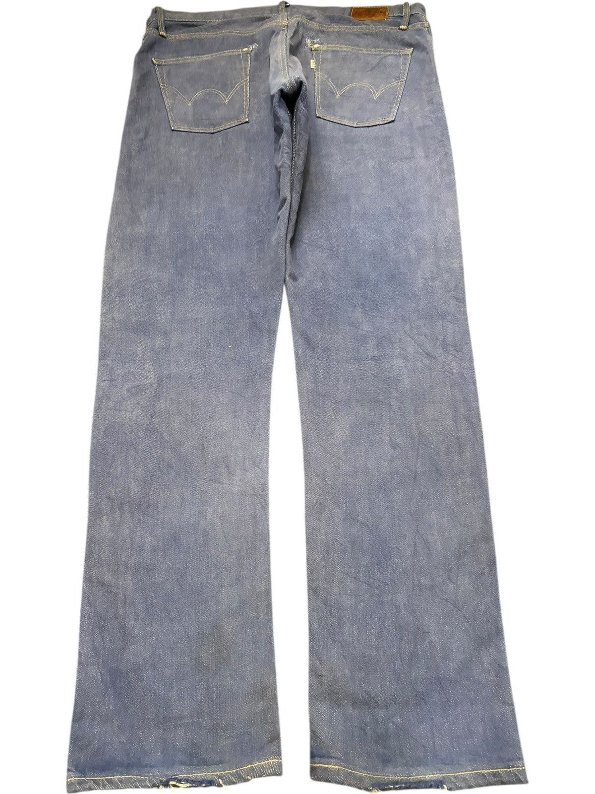 Edwin Vintage Japanese Edwin 503 Selvedge Patch Distress Jeans Size US 34 / EU 50 - 2 Thumbnail